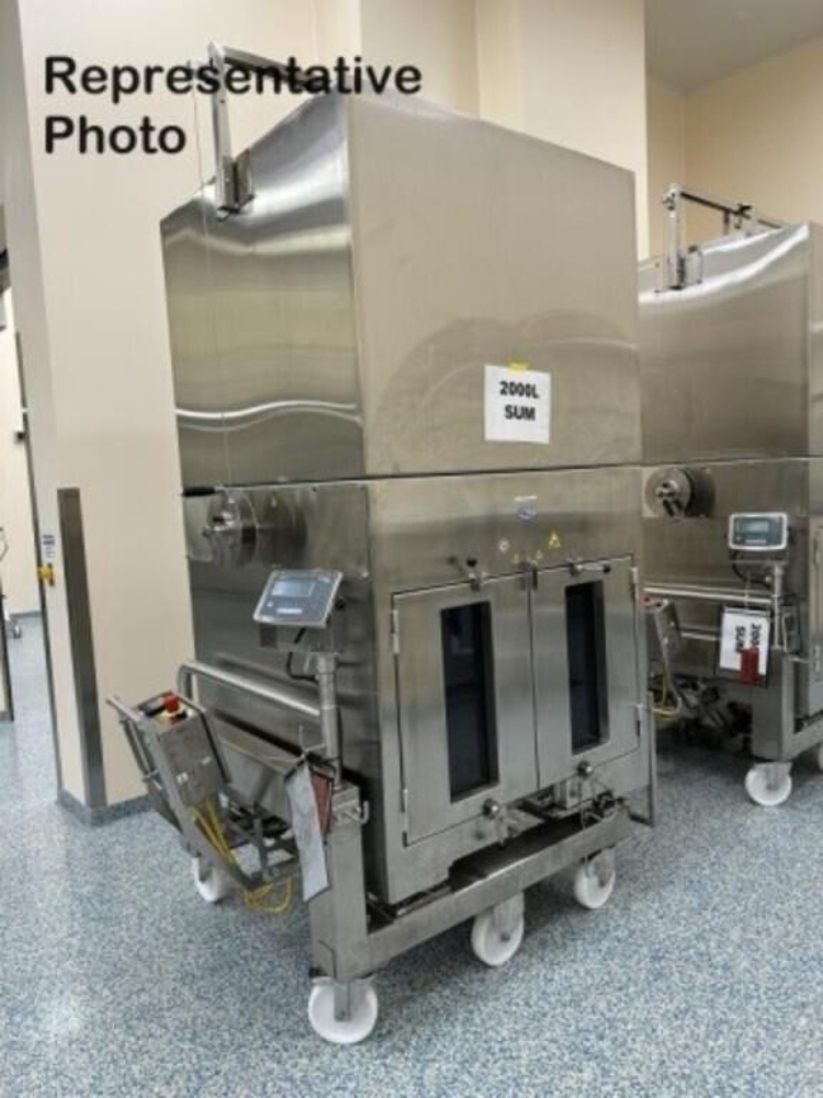 Image of Unused Pall 2000L LevMixer Single-Use Mixer